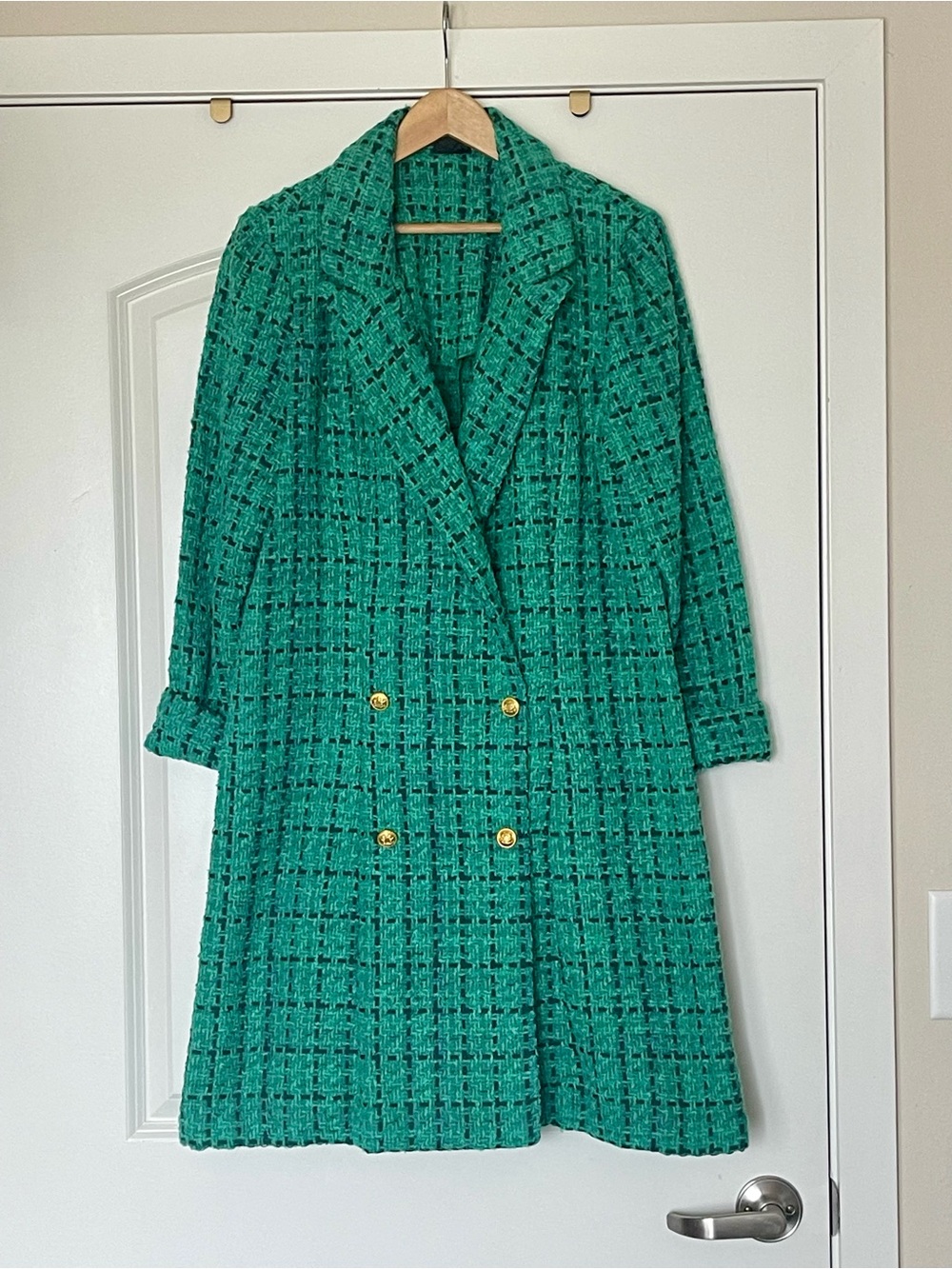Boucle Knit Jacket Dress